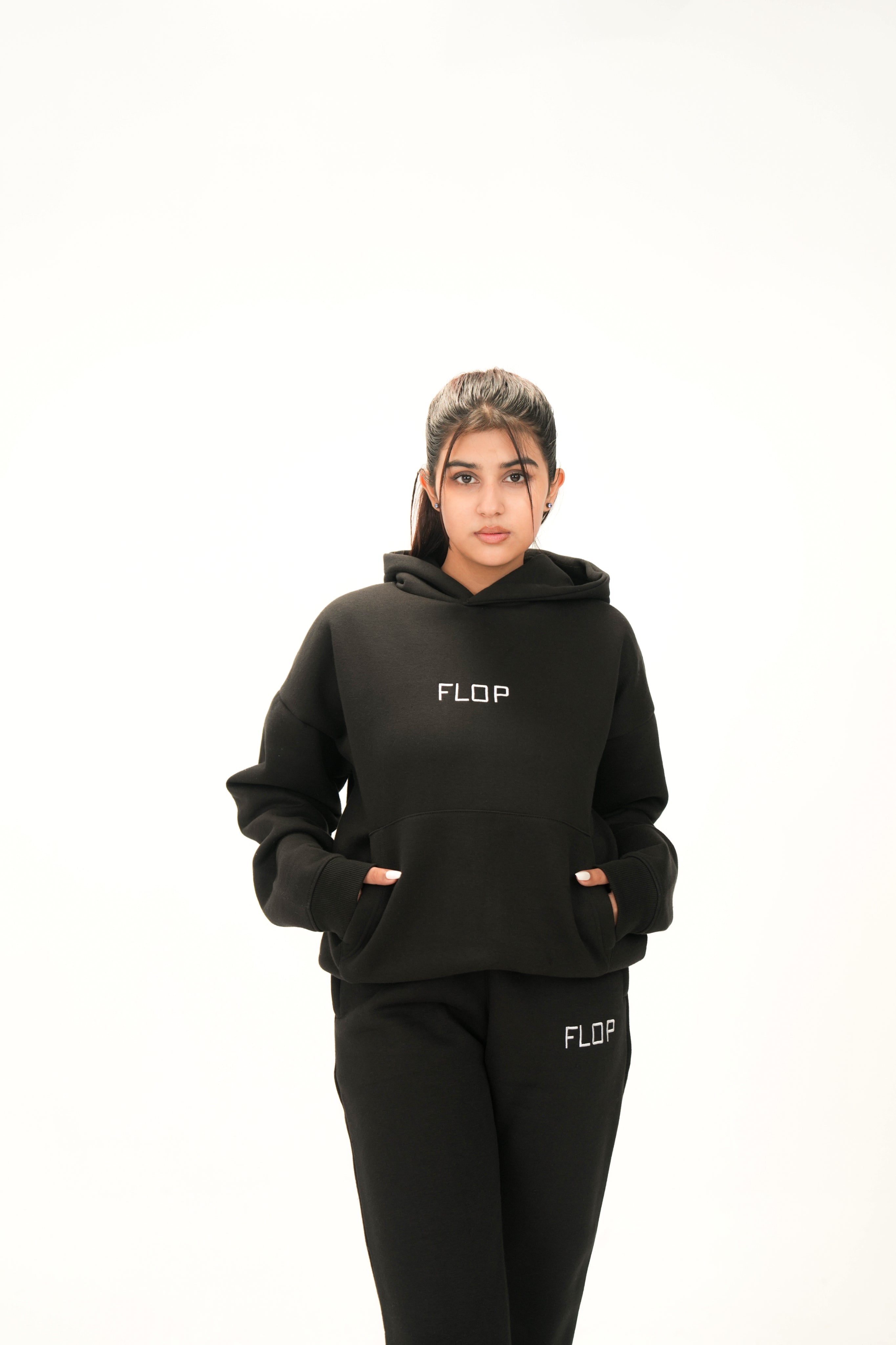 Black Straight Trouser - Winter