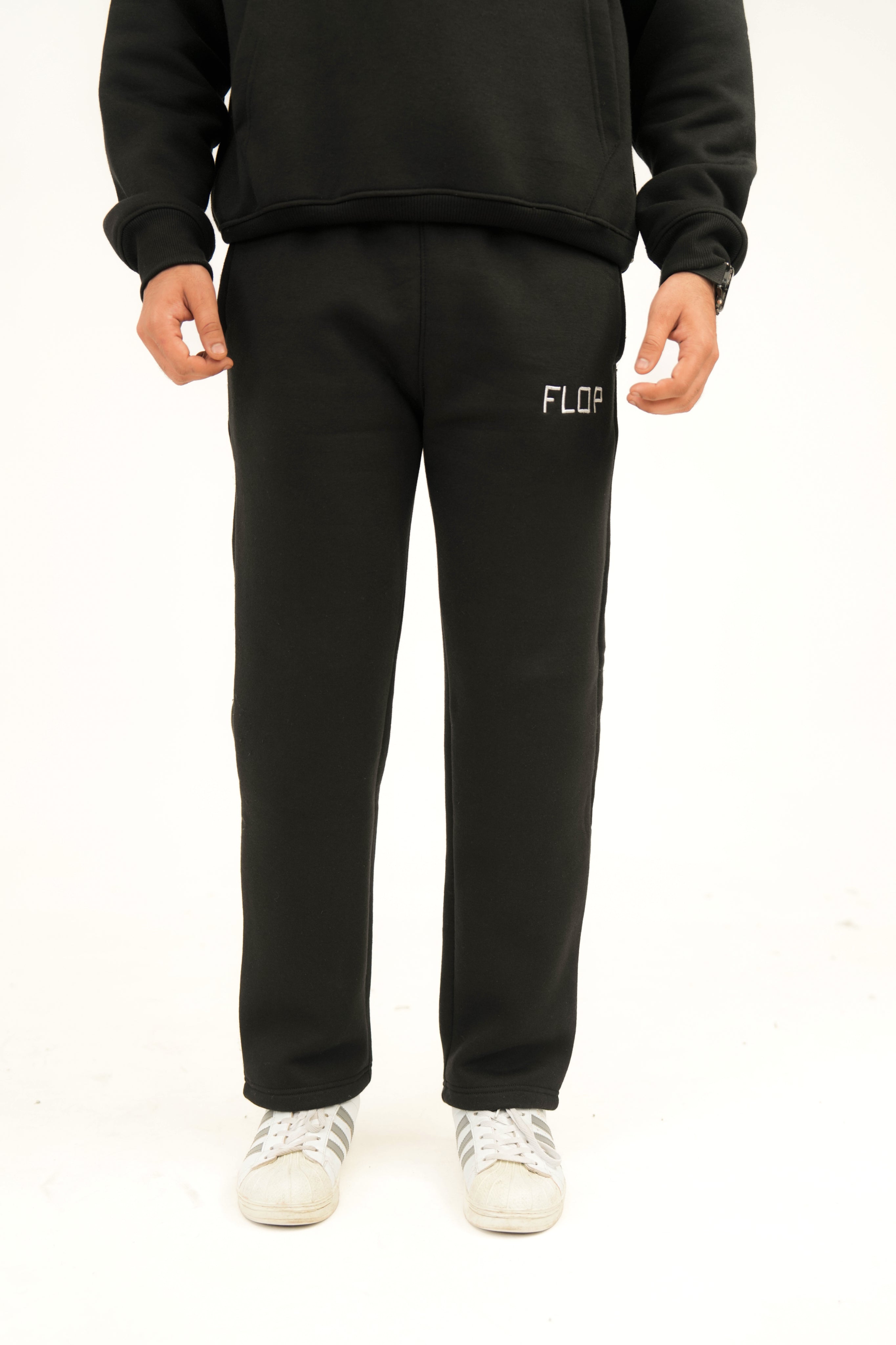 Black Straight Trouser - Winter