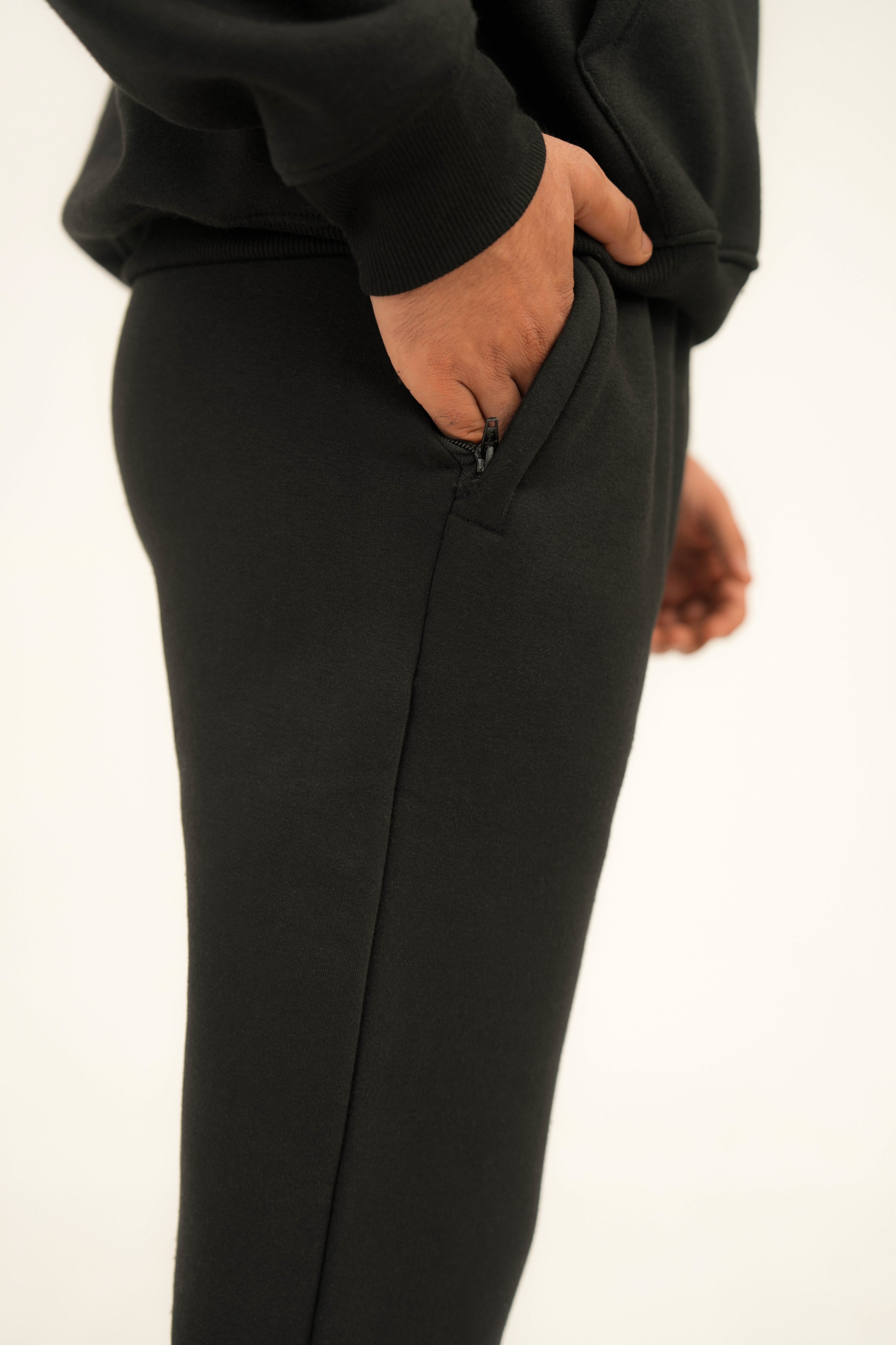 Black Straight Trouser - Winter