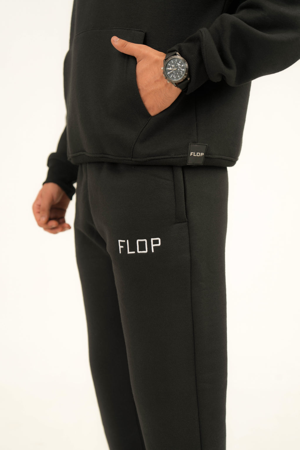 Black Straight Trouser - Winter